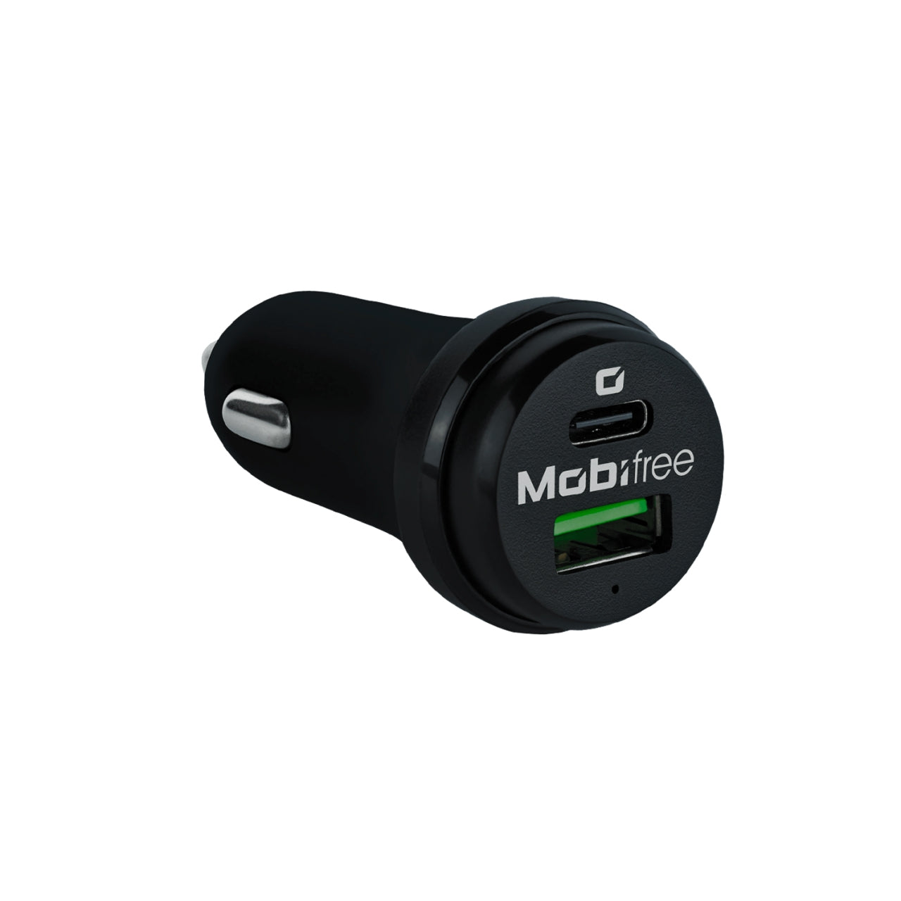 Cargador Mobifree De Coche Usb Y Tipo Negro Auto Corriente Alterna 1