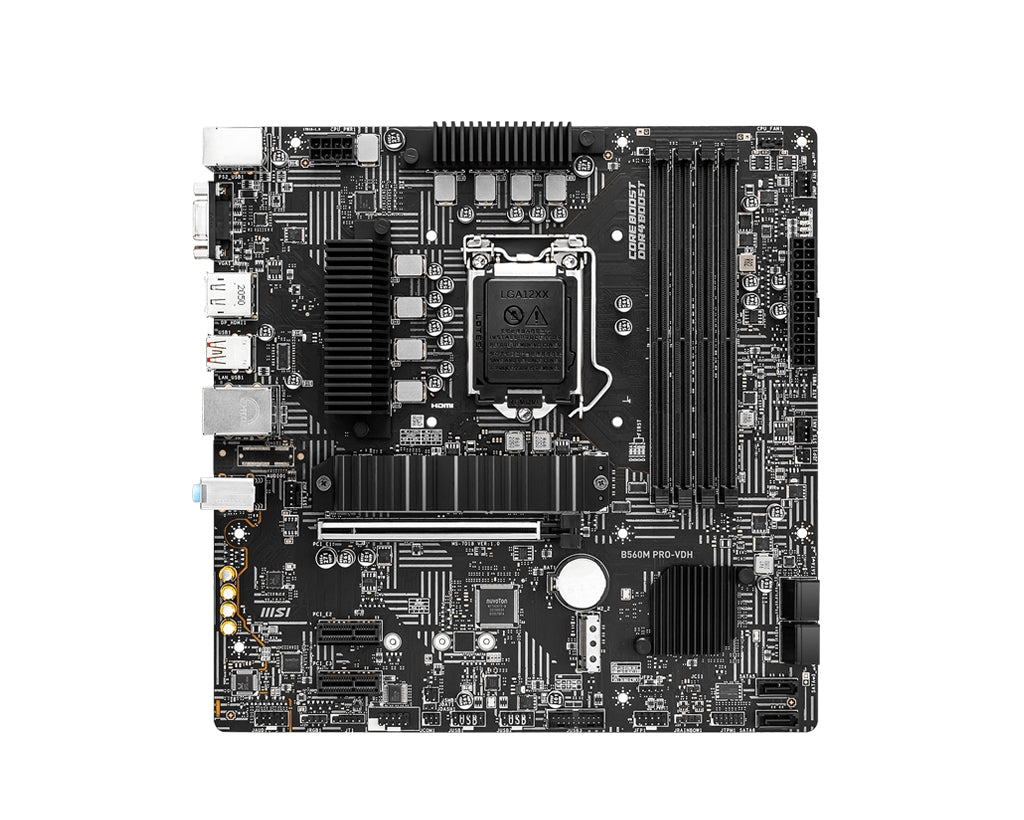 Tarjeta Madre Msi B560M Pro-Vdh Soc 1200 Matx , Ddr4, Pcie, Hdmi,D-Sub