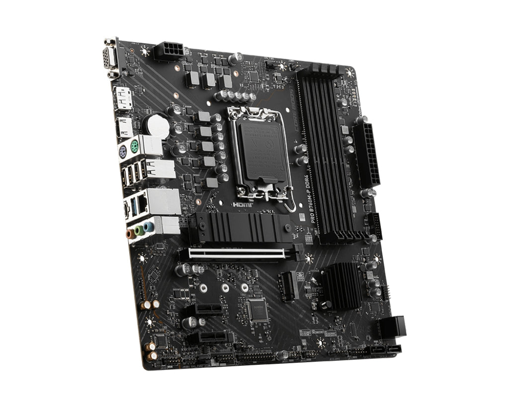 Motherboards Msi B760M-P Pro Ddr4 Formato Matx Socket Lga1700 (12Va Y 13Va Generación)