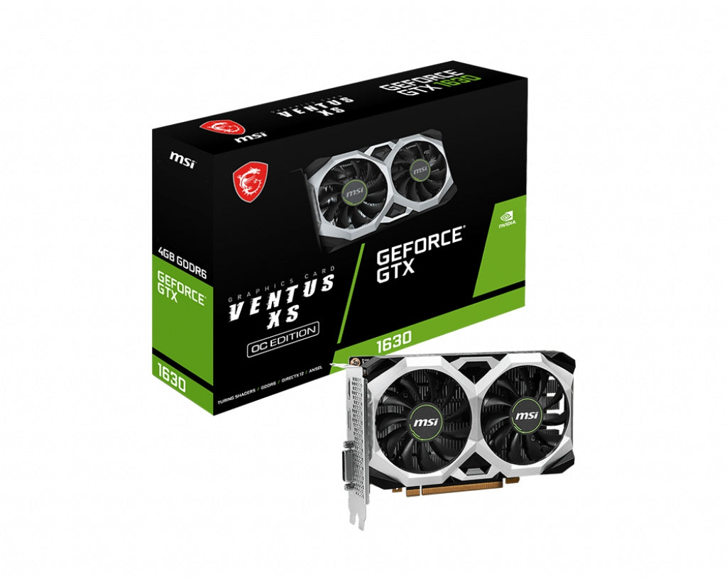 Tarjeta De Video Msi Geforce Gtx 1630 Ventus Xs 4G Oc Gddr6 Hdmi-Dp