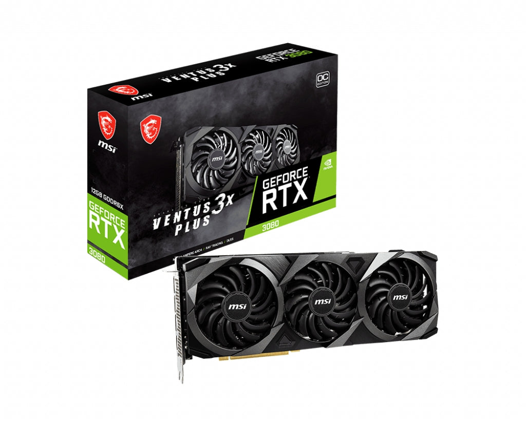 Tarjeta De Video Msi Geforce Rtx 3080 Ventus 3X Plus 12G Oc Lhr Gddr6X