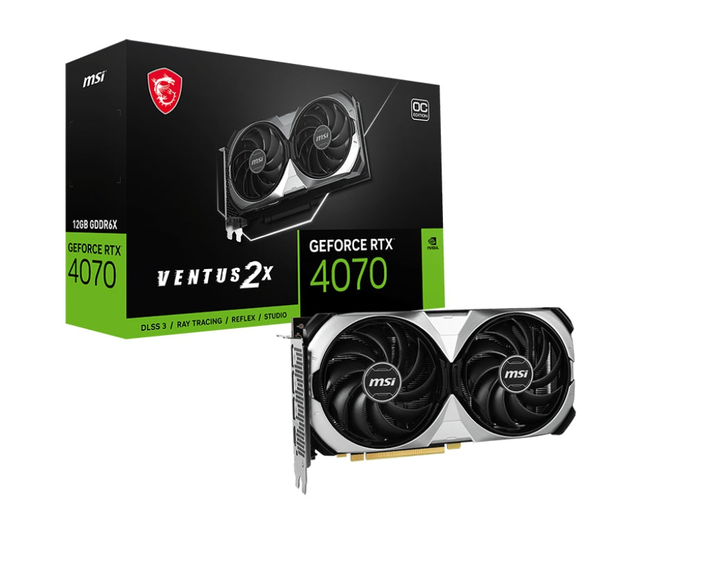 Tarjeta De Video Msi Geforce Rtx 4070 Ventus 2X 12G Oc