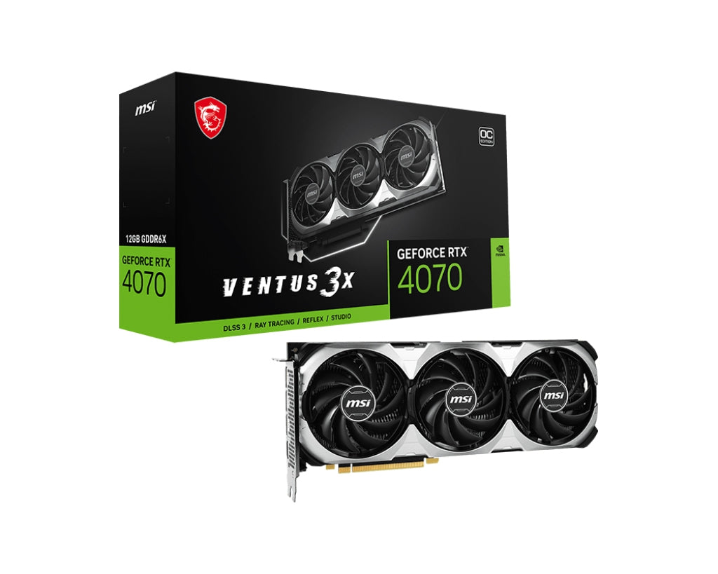 Tarjeta De Video Msi Geforce Rtx 4070 Ventus 3X 12G Oc