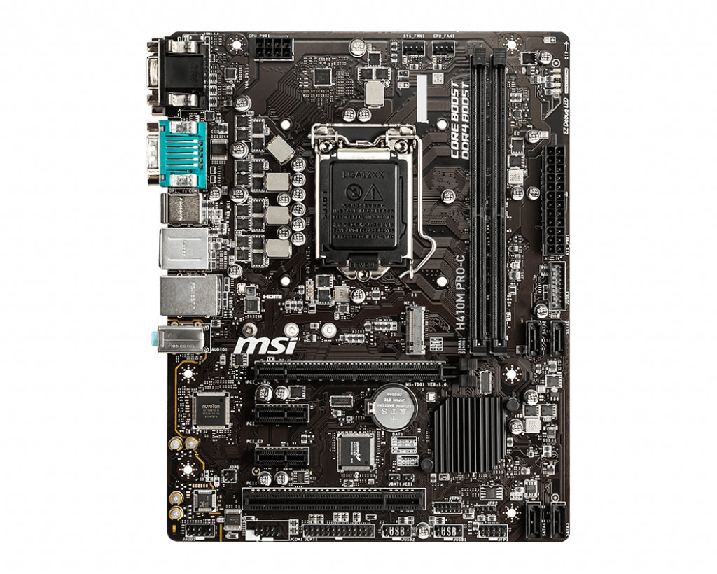 Msi Tarjeta Madre (H410M Pro-C Bulk)