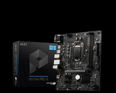 Motherboard Msi H510M Pro-E Intel Chipset Socket Lga-1200 Microatx 64 Gb Ddr4 Sdram Ram Máxima Soportada