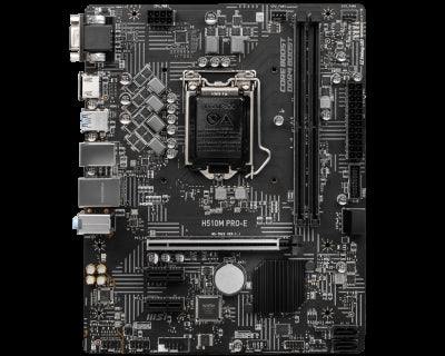 Motherboard Msi H510M Pro-E Intel Chipset Socket Lga-1200 Microatx 64 Gb Ddr4 Sdram Ram Máxima Soportada