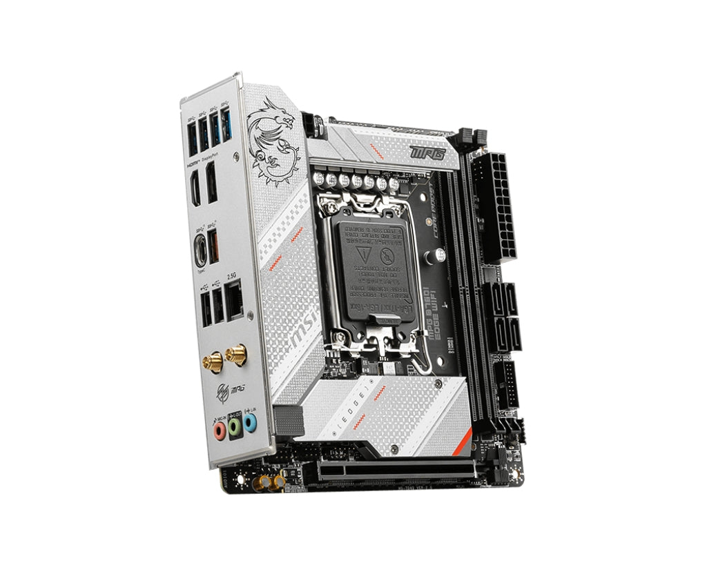 Tarjeta Madre Msi Mpg B760I Edge Wifi Bt M.2 Pcie 4.0 Ddr5 M-Itx