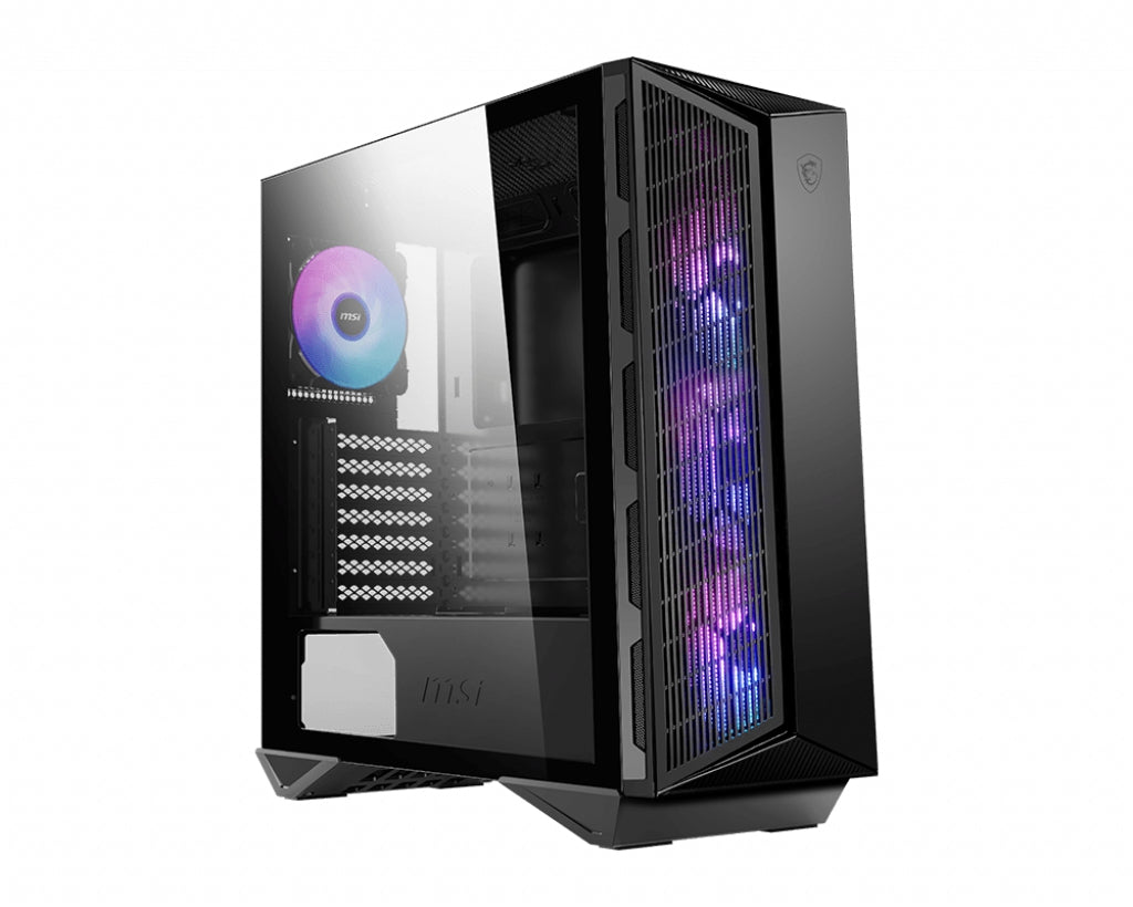 Gabinete Gamer Msi Mpg Gungnir 111R Black Mid Tower 3 Fan Argb