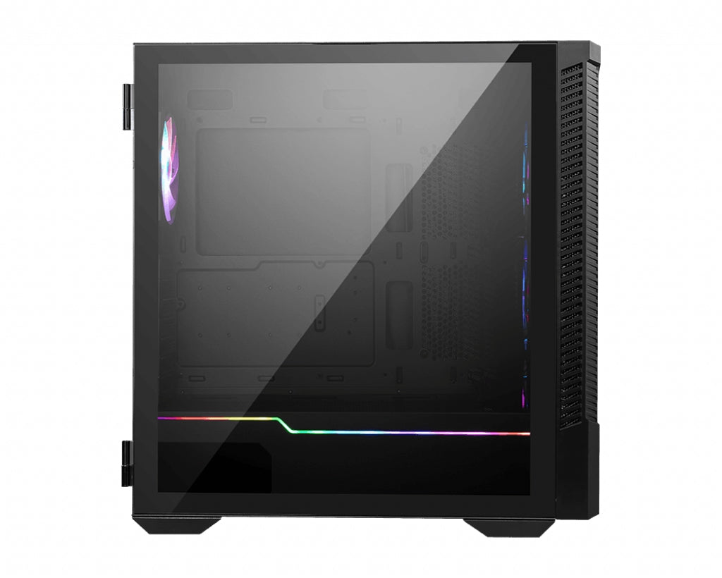 Gabinete Msi Mpg Velox 100R Black Rgb Mid Tower Atx 4 Fan Usb 3.2 Gen1