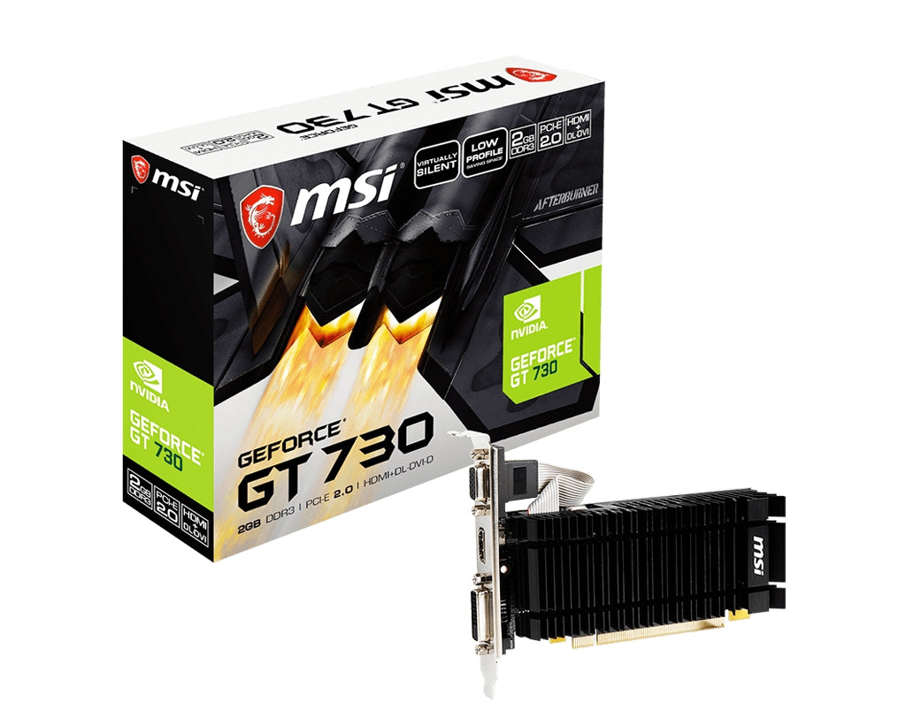 Tarjeta De Video Msi N730K-2Gd3H/Lpv1 Nvidia Gt730 2Gb Ddr3 Hdmi