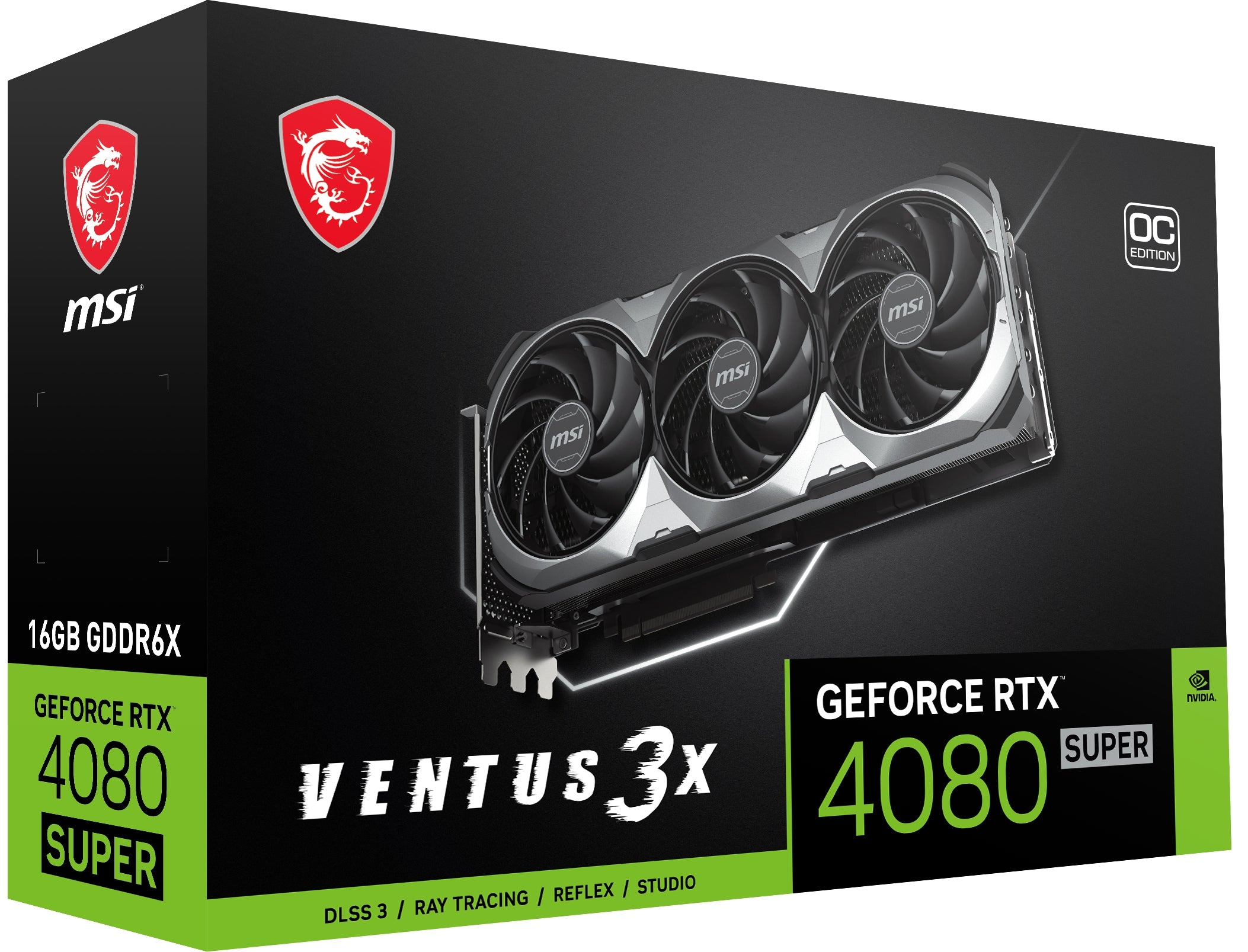 Tarjeta De Video Msi Geforce Rtx 4080 Super Ventus 3X Oc