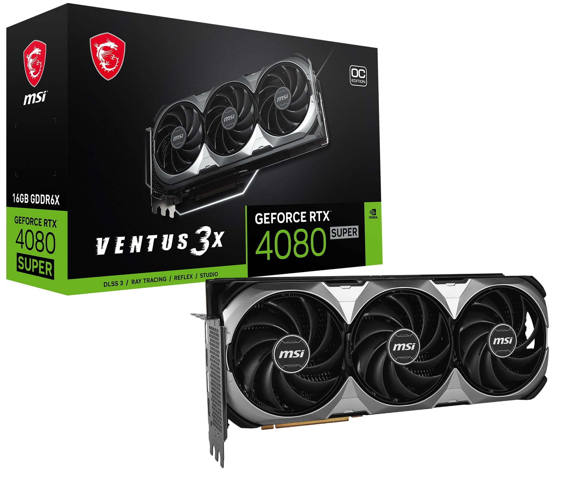 Tarjeta De Video Msi Geforce Rtx 4080 Super Ventus 3X Oc