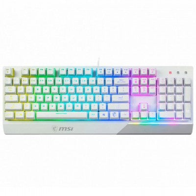 Teclado Gamer Msi Vigor Gk30 White Blanco