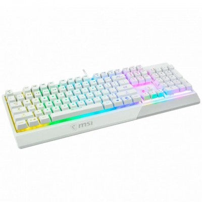 Teclado Gamer Msi Vigor Gk30 White Blanco