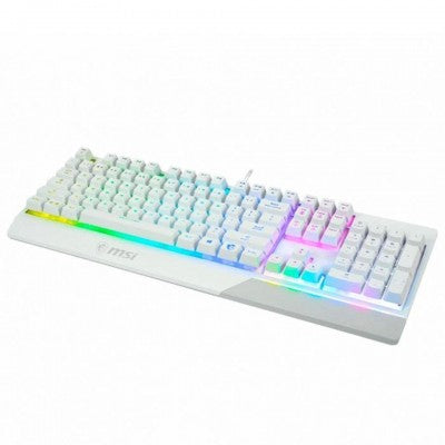 Teclado Gamer Msi Vigor Gk30 White Blanco