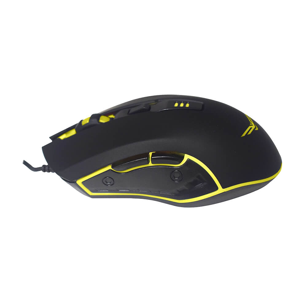 Mouse Gamer Horus Naceb Technology Na-0937 Alámbrico 1000/1600/2400/3200 Dpi'S Negro