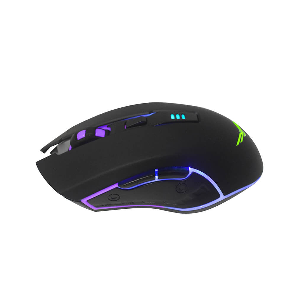 Mouse Gamer Horus Naceb Technology Na-0937 Alámbrico 1000/1600/2400/3200 Dpi'S Negro