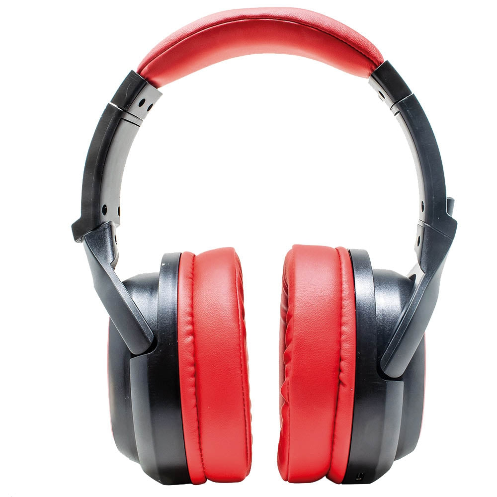 Audifonos Necnon Nbab0202Tc Over-Ear Bluetooth Nbh-02 Simulacion Cancelacion De Ruido 3.5Mm Radio Fm Micro Sd 3.5Mml Manos Libres Type Rojo