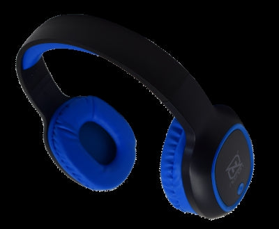 Audifonos Necnon Nbab042300 Over-Ear Bluetooth Nbh-04 Pro Alta Potencia Radio Fm Micro Sd 3.5Mml Manos Libres Negro/Azul