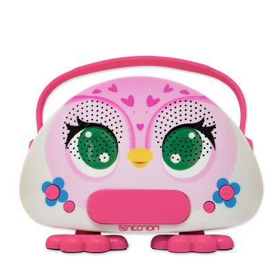 Kids Karaoke Birdie Necnon Nbk-Kids Bocina Bluetooth Micrófono Alámbrico Bt Usb Aux 3.5 Radio Fm Lector Micro Sd