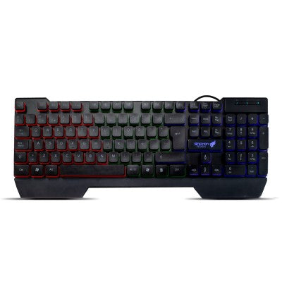 Kit Gaming 4 En 1 Necnon Ngc-Pegasus Audifonos Led Teclado 104 Botones Mouse 3 1000Dpi Mousepad Rojo