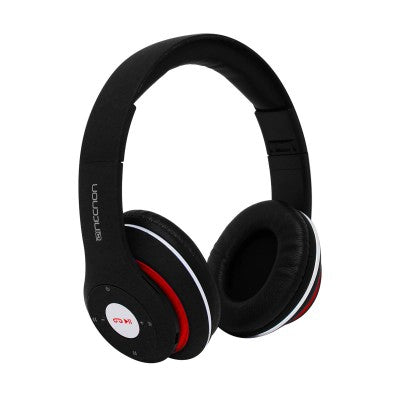 Audífonos Over-Ear Bt Sonido Hi-Fi Necnon Nbh-01 R Audifonos Bluetooth 3.5Mm Radio Fm Micro Sd 3.5Mml Manos Libres Rubberized Rojo