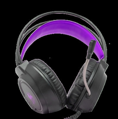 Audifonos Gaming Necnon Nbhg-Kimera Hi-F Headset Over-Ear Rgb Alambrico 3.5Mm Usb Pc Consolas Celular Microfono Flexible Inc Adaptador Fucsia