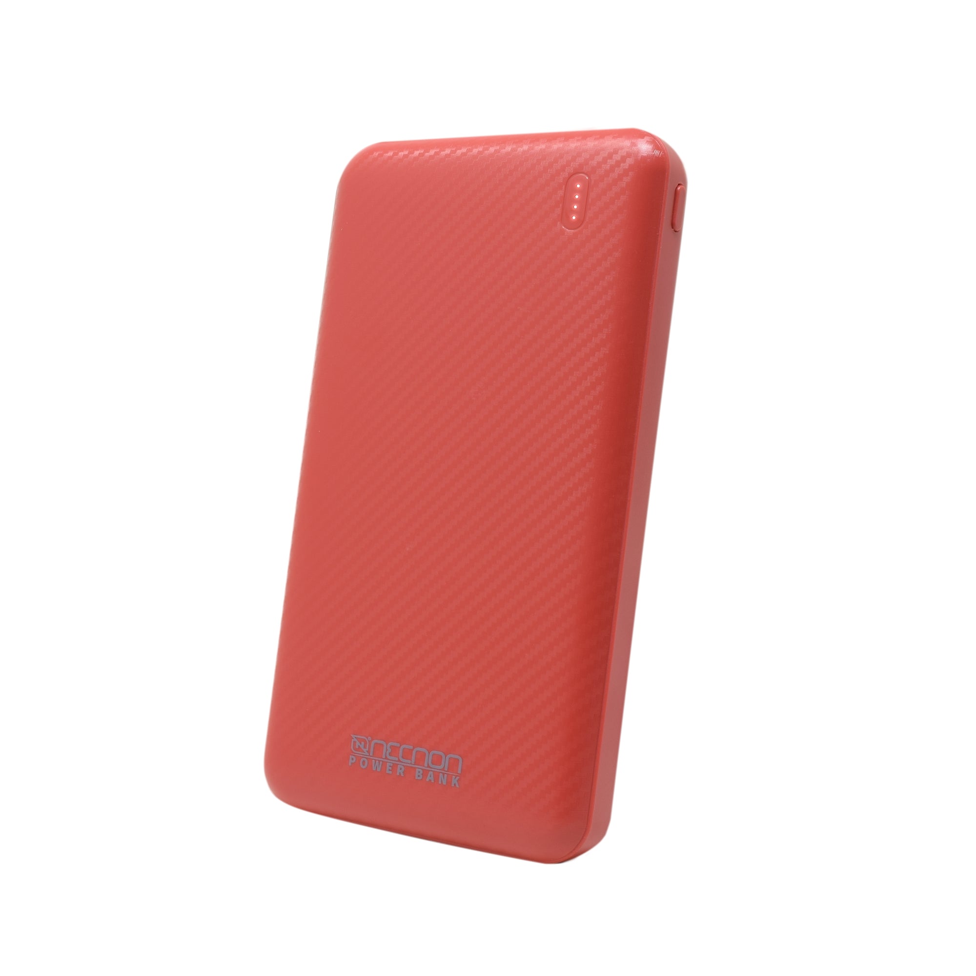 Powerbank Necnon Npw-10Fc 10000Mah Indicador Led Tc Rojo (Nbpb1002Fc)