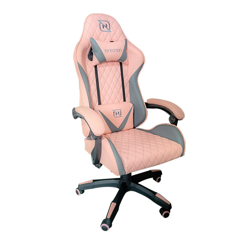 Silla Gamer Necnon Nsg-01 Foam Coj Lum/Cab Rosa/Gris Nbsg0130C4