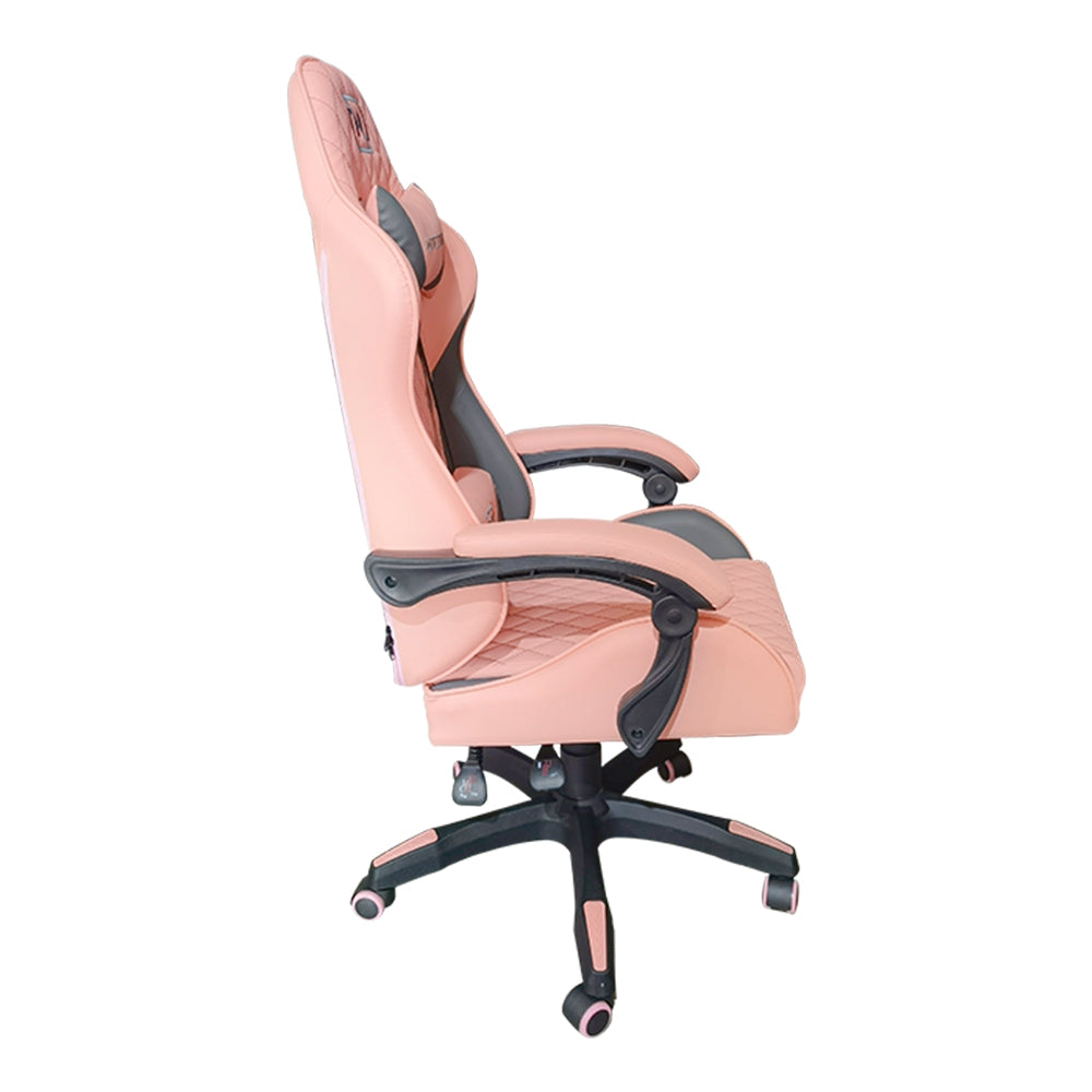 Silla Gamer Necnon Nsg-01 Foam Coj Lum/Cab Rosa/Gris Nbsg0130C4