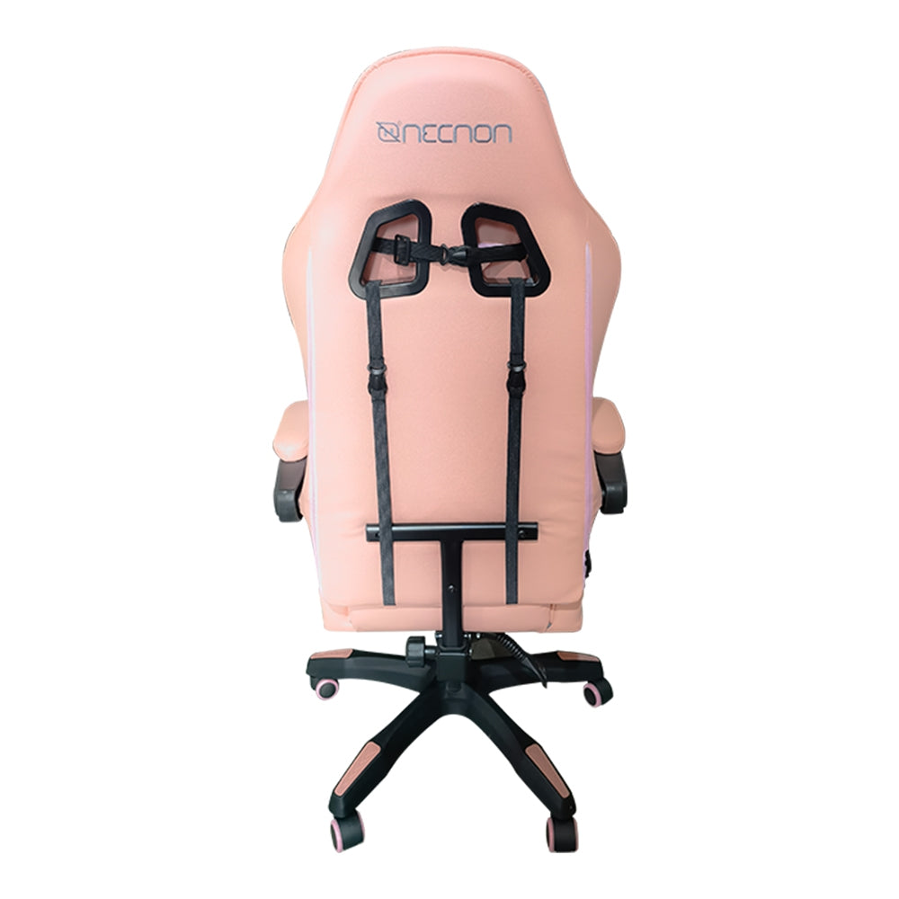 Silla Gamer Necnon Nsg-01 Foam Coj Lum/Cab Rosa/Gris Nbsg0130C4