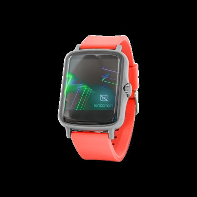 Smartwach Necnon Nsw-01 Smartwatch 1.44 Touch Ip67 Bt Android/Ios Notificaciones Localizador Calorias Podometro Oxigeno Presion Art. F Cardiaca 72H Negro-Rojo