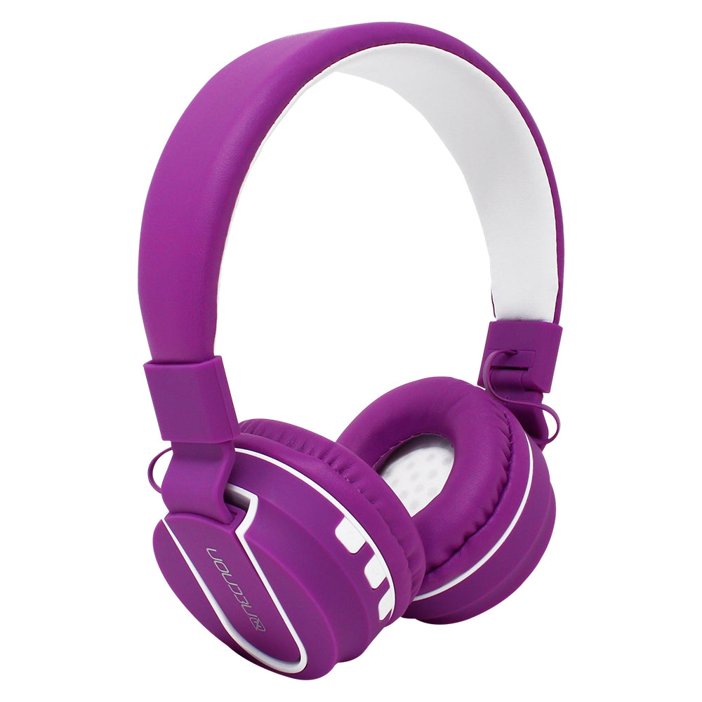 Audifonos Necnon Bluetooth Nbh-05 Manos Libres Morado Ncab050500