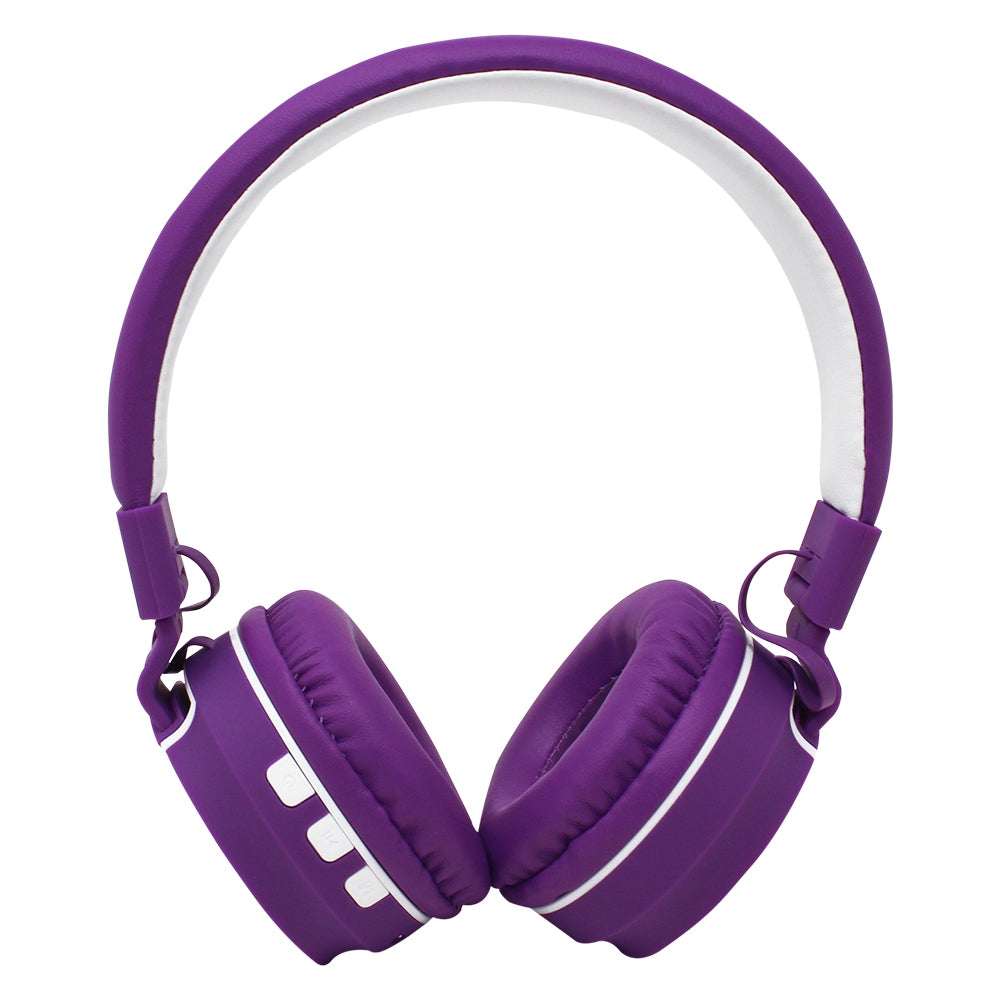 Audifonos Necnon Bluetooth Nbh-05 Manos Libres Morado Ncab050500