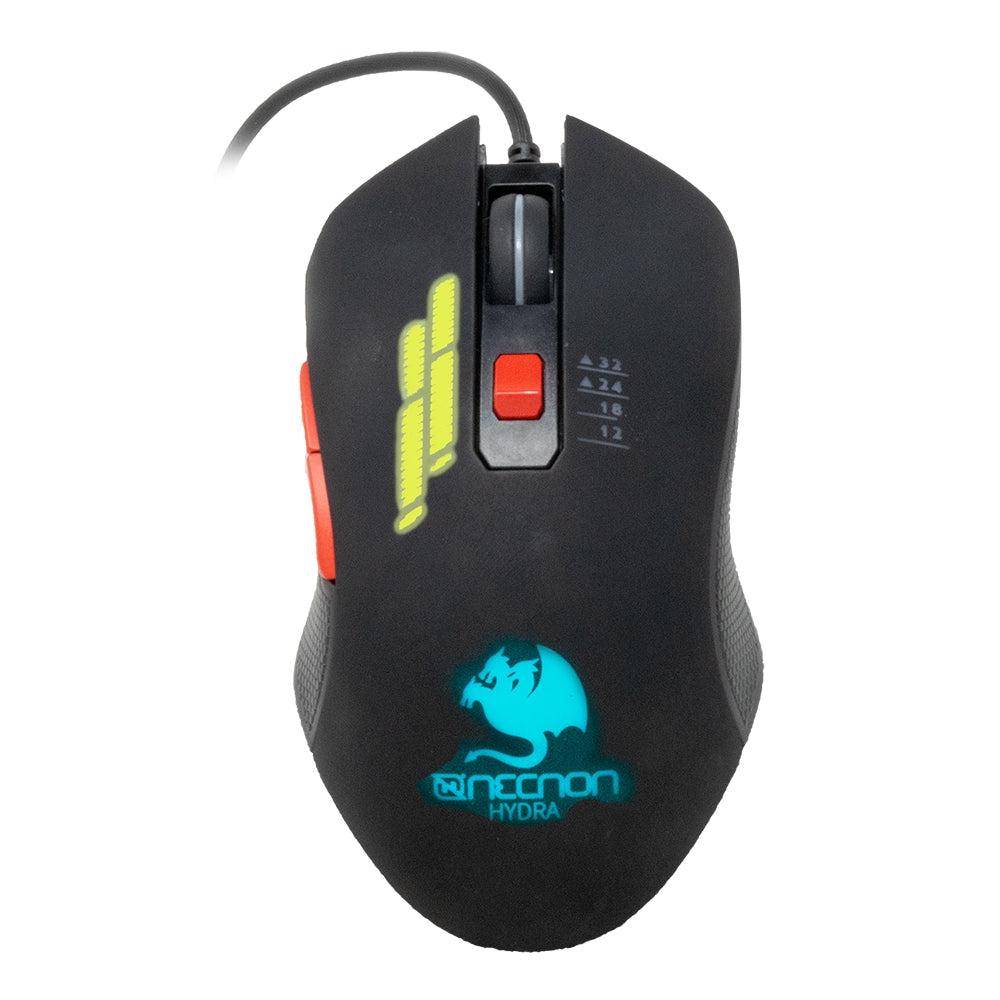 Mouse Necnon Gaming Ngm-Hydra Rgb 6 Bot 3200 Dpi Usb2.0 Neg Ncgmhy01Rg