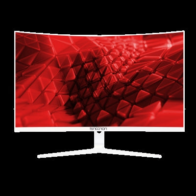 Monitores Gaming Necnon Nmg-27C1 Led Curvo Va 165Hz 1Ms Low Bluelight Flickerfree Freesync Rgb Vesa 16:9 Fhd 1920*1080 Hdmi Dp Blanco