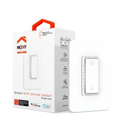 Atenuador De Luz Inteligente Nexxt Solutions Home Nhe-D100 Con Conexion Wi-Fi