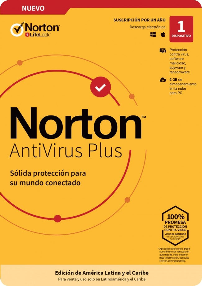 Antivirus Plus Norton Tmnr-031 Dispositivo Año