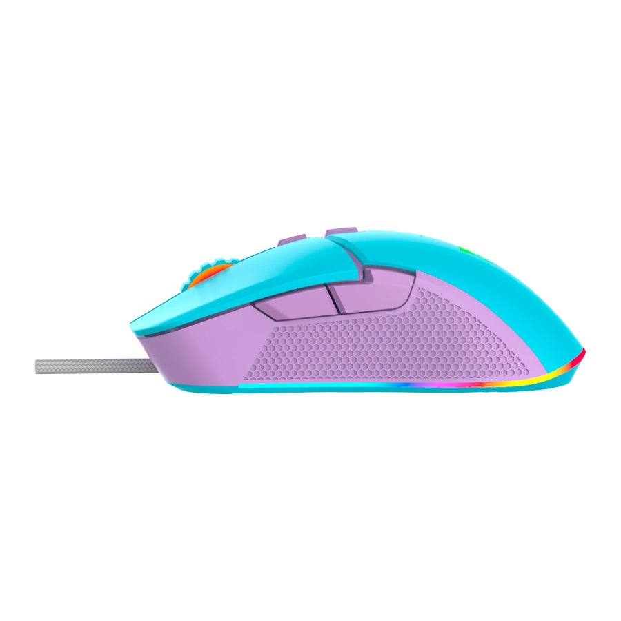 Mouse Gaming Alambrico/Azul/Rgb/7 Botones/Hasta Dpi 7200/Ocelot