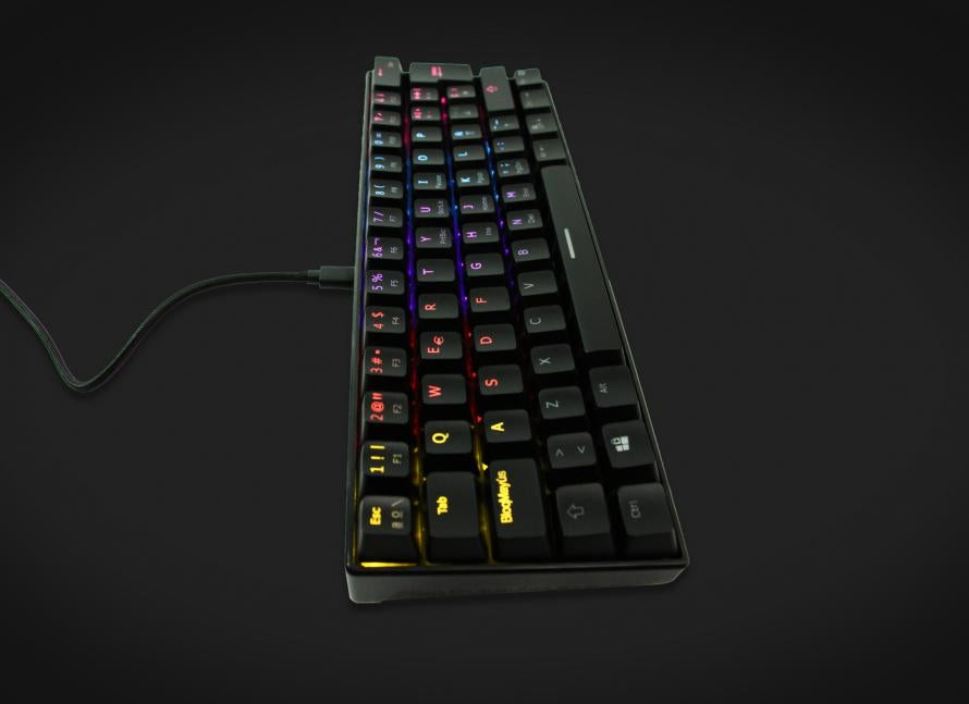 Teclado Mecanico Ocelot/Forma 60/Alambrico/Plastico/Iluminacion Tipo Rgb/Gamer