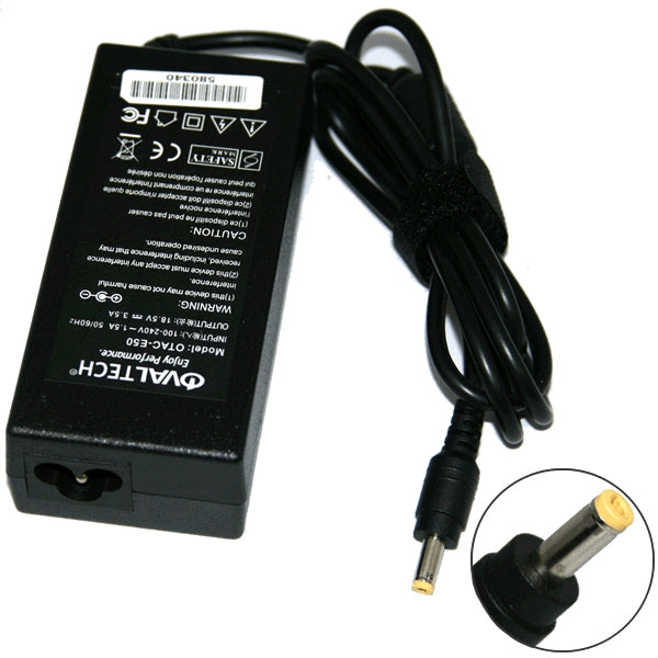 Adaptador Para Computadora Portatil Ovaltech Otac-E50 Cargador / Laptop De 65W 18.5V-3.5A (4.8*1.7)