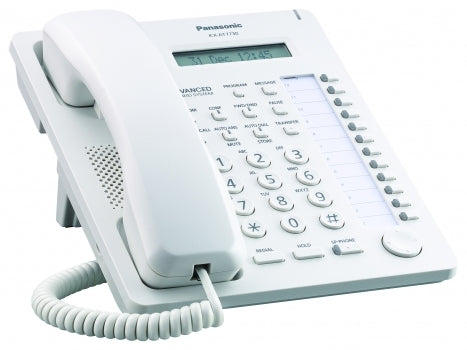 Teléfono Híbrido Panasonic Kx-At7730X Escritorio Color Blanco Si No Lcd