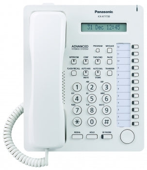 Teléfono Híbrido Panasonic Kx-At7730X Escritorio Color Blanco Si No Lcd