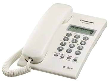 Teléfono Analógico Panasonic Kx-T7703X Analógica Escritorio/Pared Color Blanco No Si