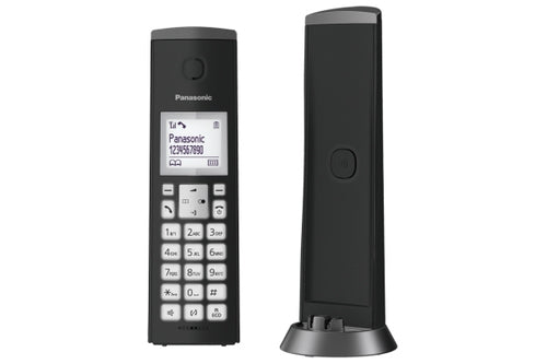 Telefono Inalambrico Panasonic Kx-Tgk210B Dect 120 Canales Con Identificador De Llamadas Negro