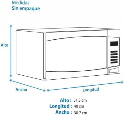 Horno Microondas Panasonic Nn-Sb56Lsruh 1000 W Negro