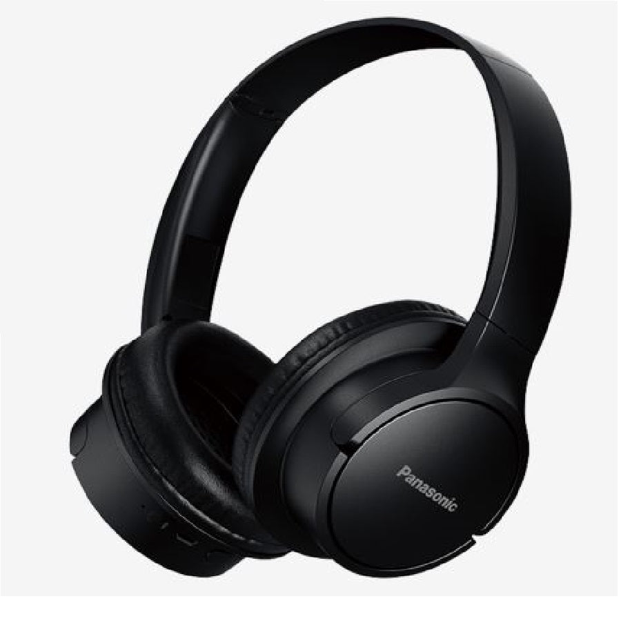 Audifonos Bluetooth Tipo Diadema (On-Ear) Panasonic Rb-Hf520Bpuk, Color Negro, Funcion Manos Libres/Microfono, 50 Horas De Reproduccion Continua, Ultralivianos