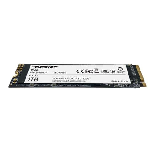 Unidad Ssd M.2 Patriot P300 1Tb 2280 Pcie 3.0 X4 (P300P1Tbm28)