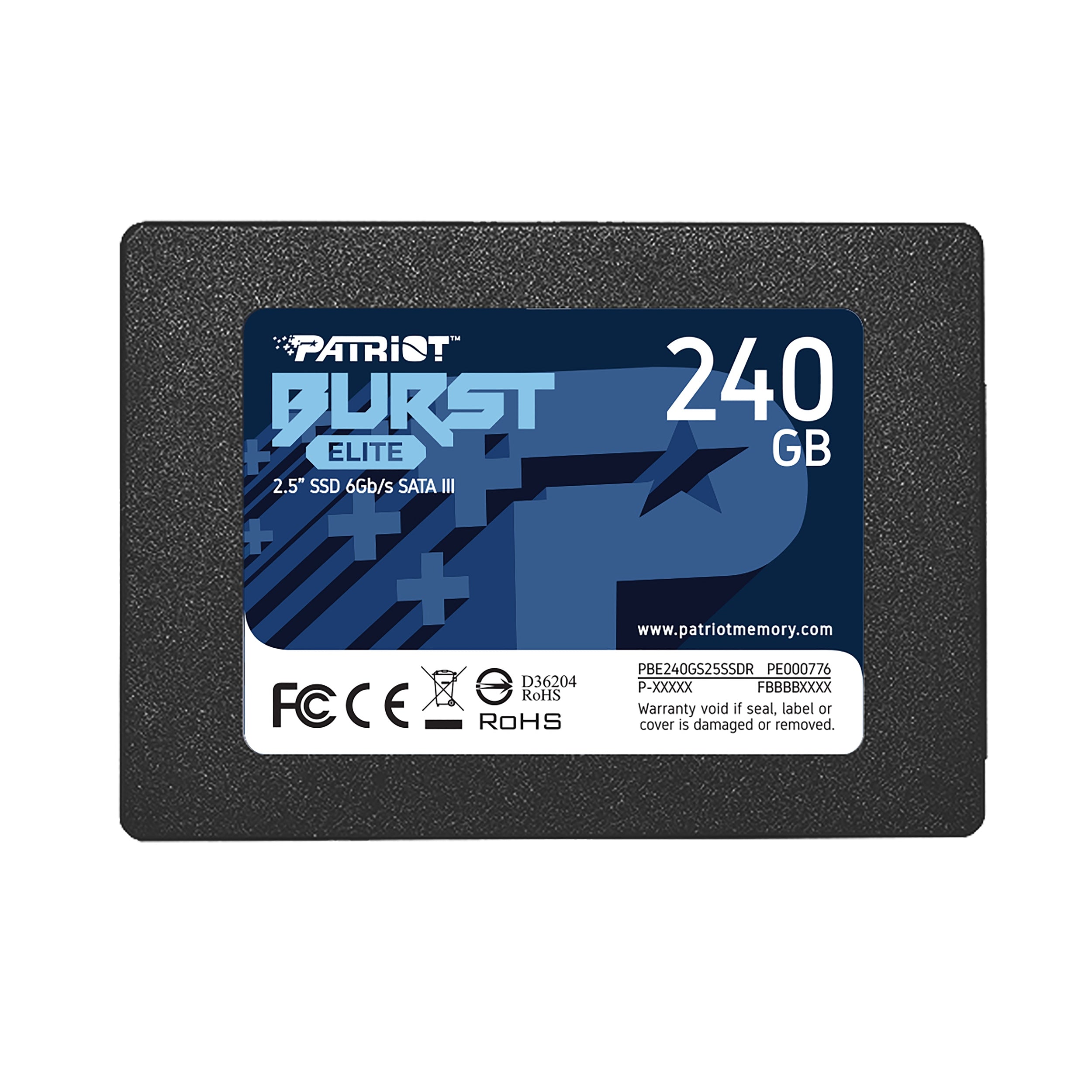 Unidad Ssd Patriot Burst Elite 240Gb Sata Iii 2.5" (Pbe240Gs25Ssdr)