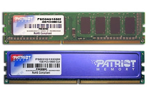 Mem Ddr3 Patriot Signature 4Gb(1X4Gb)C1333Mhz Udimm (Psd34G13332)